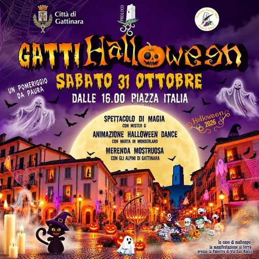 Gattinara, il 31 ottobre arriva “GattiHalloween” in piazza Italia Gattinara, il 31 ottobre arriva “GattiHalloween” in piazza Italia