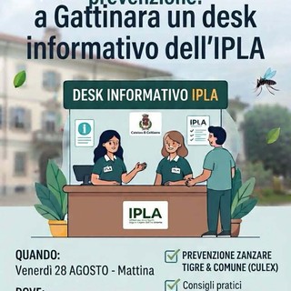 A Gattinara un desk informativo per conoscere e prevenire i rischi legati alle zanzare