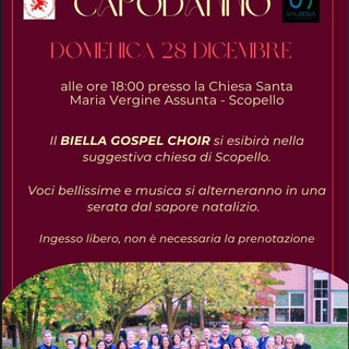 Concerto di Capodanno a Scopello con il Biella Gospel Choir