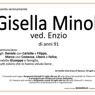 Gisella Minoli, ved. Enzio