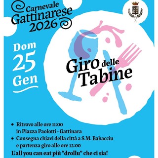 Gattinara, torna il “Giro delle Tabine” per il Carnevale 2026: appuntamento domenica 25 gennaio