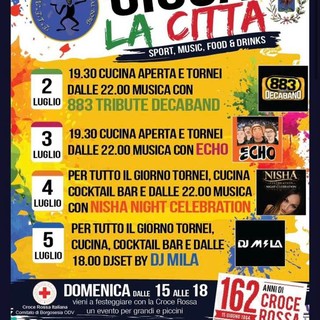 “Gioca la città” anima Borgosesia con quattro giorni di sport, musica e festa