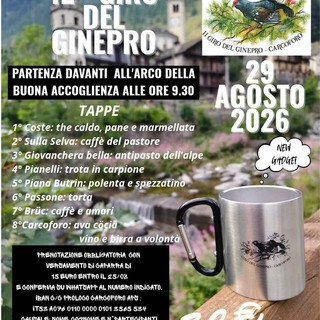 Carcoforo, il 29 agosto torna il Giro del Ginepro tra sapori e tradizione