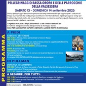 Storico pellegrinaggio da Rassa a Oropa: fede in cammino