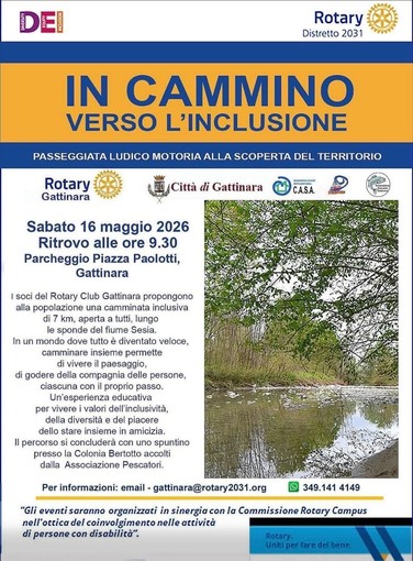 A Gattinara una camminata inclusiva con “In cammino verso l’inclusione”