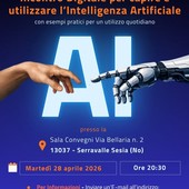 A Serravalle Sesia una serata per capire l’Intelligenza artificiale: incontro pratico il 28 aprile