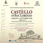 Gattinara, il 17 ottobre l’inaugurazione dei lavori al Castello di San Lorenzo
