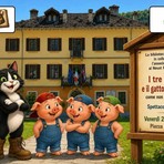 Scopa, fiabe in piazza con “I tre porcellini e il gatto con gli stivali” Scopa, fiabe in piazza con “I tre porcellini e il gatto con gli stivali”