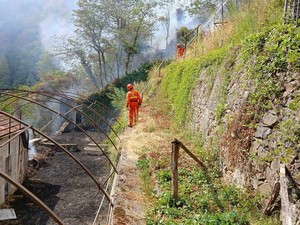 Incendio in Valsessera, il fuoco raggiunge alcune strade: in campo le squadre AIB Incendio in Valsessera, il fuoco raggiunge alcune strade: in campo le squadre AIB