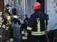 Principio d'incendio in una casa a Trino Principio d'incendio in una casa a Trino