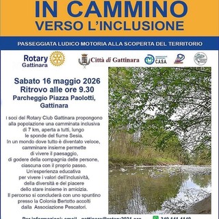 A Gattinara una camminata inclusiva con “In cammino verso l’inclusione”