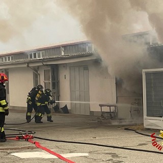 Dal Vercellese: incendio ad una autorimessa, non ci sono feriti