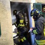 Incendio in un’abitazione a Scopa, intervento dei Vigili del Fuoco in frazione Muro