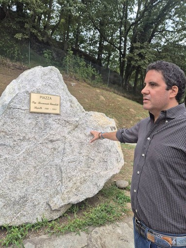 Scopello, grande partecipazione per l’intitolazione della nuova piazza a Benvenuto Gianoletti