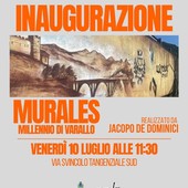Varallo inaugura il murales del Millennio in via Svincolo Tangenziale Sud