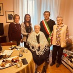 Romagnano Sesia festeggia i 102 anni di Iolanda Zanetta, gli auguri del Comune alla concittadina