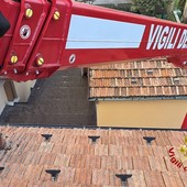 Borgosesia, incendio al camino in via Salvo D’Acquisto: intervento dei Vigili del Fuoco nella mattinata del 17 marzo