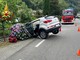 Auto fuori strada in località Vocca: Vigili del Fuoco e 118 collaborano per prestare soccorso - Foto VVF Varallo.