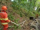 Fiamme in alta Valsessera, scatta il cordone di sicurezza attorno al Santuario del Cavallero FOTO Fiamme in alta Valsessera, scatta il cordone di sicurezza attorno al Santuario del Cavallero FOTO