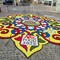 Grignasco, 9mila fiori per l’Infiorata in piazza Viotti: sarà visibile anche oggi e domani