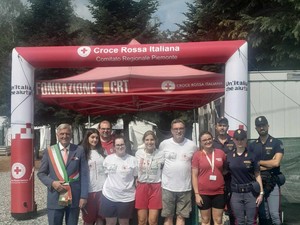 Roccapietra, il sindaco Bondetti in visita al campo CRI “I Care Your Children” Roccapietra, il sindaco Bondetti in visita al campo CRI “I Care Your Children”