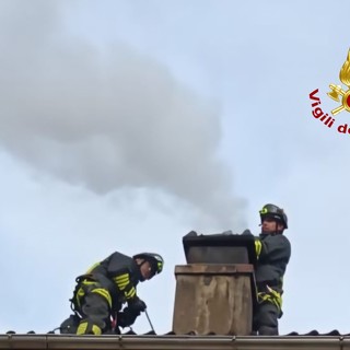 Cravagliana, incendio del camino in frazione Pianaronda: intervento dei Vigili del Fuoco