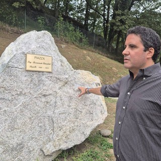 Scopello, grande partecipazione per l’intitolazione della nuova piazza a Benvenuto Gianoletti