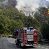Cravagliana, senso unico alternato sulla SP a seguito degli incendi Cravagliana, senso unico alternato sulla SP a seguito degli incendi