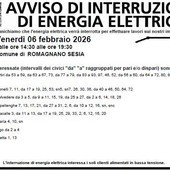 Romagnano Sesia, lavori sugli impianti: interruzione dell’energia elettrica in alcune vie