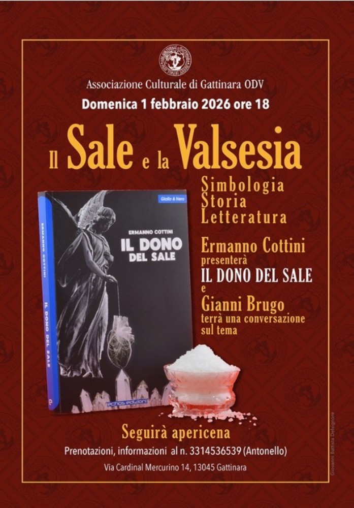 Gattinara, “Il Sale e la Valsesia”: un incontro tra storia, simbologia e letteratura