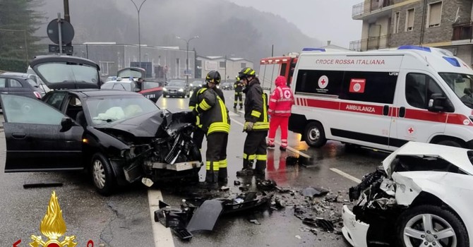 Valduggia: Incidente stradale sulla SP76 Valduggia: Incidente stradale sulla SP76