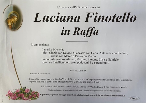 Luciana Finotello in Raffa