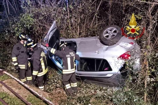 Incidente stradale a Varallo, presenti i Vigili del fuoco