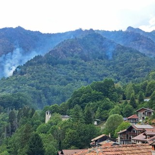 Incendi in Valsesia, situazione stabile ma attenzione alta per caldo e siccità