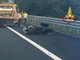 Incidente tra 2 moto sulla A26, intervengono i Vigili del Fuoco