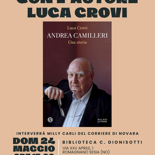 A Romagnano Sesia Luca Crovi racconta Andrea Camilleri