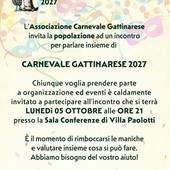 Carnevale Gattinarese 2027, questa sera un incontro aperto alla popolazione