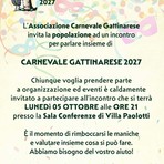 Carnevale Gattinarese 2027, questa sera un incontro aperto alla popolazione Carnevale Gattinarese 2027, questa sera un incontro aperto alla popolazione