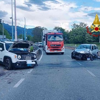 Incidente stradale a Serravalle. Vigili del Fuoco sul posto per i soccorsi