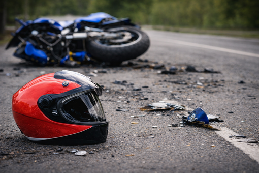 Valdilana, motociclista prende la curva larga e finisce contro un'auto , foto archivio