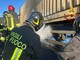 Dal Vercellese: Incendio a un rimorchio sull’A4: intervento dei Vigili del Fuoco