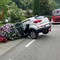 Auto fuori strada in località Vocca: Vigili del Fuoco e 118 collaborano per prestare soccorso - Foto VVF Varallo.