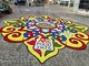 Grignasco, 9mila fiori per l’Infiorata in piazza Viotti: sarà visibile anche oggi e domani