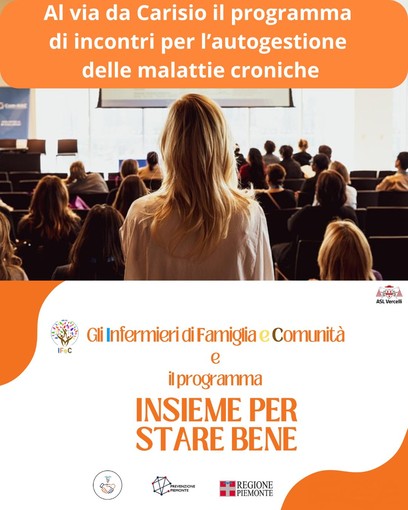 A Carisio parte il progetto “Insieme per stare bene” dell’ASL di Vercelli