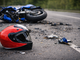 Valdilana, motociclista prende la curva larga e finisce contro un'auto , foto archivio Valdilana, motociclista prende la curva larga e finisce contro un'auto , foto archivio