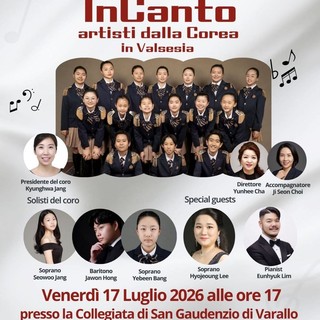 Varallo, alla Collegiata di San Gaudenzio il concerto degli artisti coreani