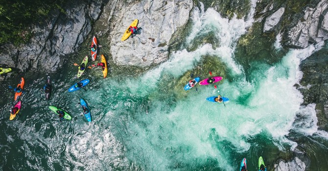 Kayak in Valsesia, evento internazionale sul Sesia tra Scopa e Balmuccia