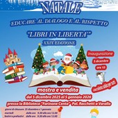 Varallo, tutto pronto per “Libri in Libertà”: dal 5 dicembre torna la mostra-vendita natalizia in Biblioteca Varallo, tutto pronto per “Libri in Libertà”: dal 5 dicembre torna la mostra-vendita natalizia in Biblioteca