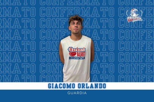 Barberi Valsesia Basket conferma Giacomo Orlando