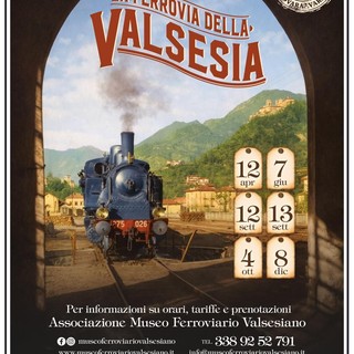 Varallo in fiore, il 12 aprile arriva il primo treno storico del 2026 sulla ferrovia della Valsesia